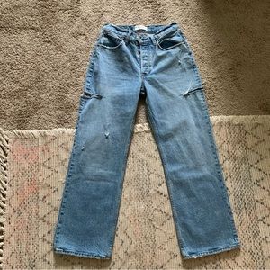 NWOT Abercrombie Low Rise 90s Baggy Jean